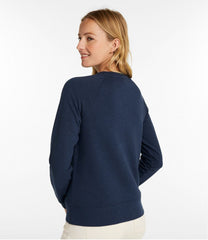 L.L.Bean Women's Peaks Island Crewneck, Logo CLOTHING