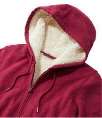 L.L.Bean Women's 1912 Sweatshirt, Sherpa-Lined Hoodie CLOTHING|SALE