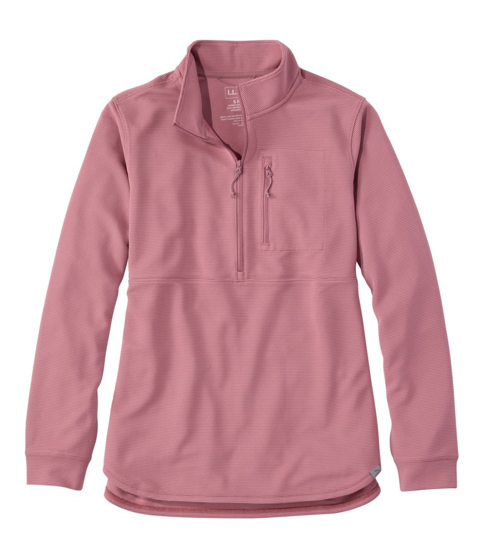 L.L.Bean Women's VentureStretch Ottoman 1/4 Zip Pullover CLOTHING