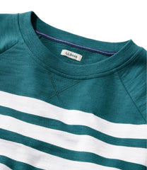 L.L.Bean Women's Peaks Island Crewneck, Stripe CLOTHING