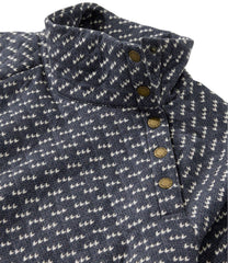 L.L.Bean Women's Quilted Sweatshirt, Snapneck Pullover Print CLOTHING|SALE