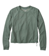 L.L.Bean Women's VentureStretch Ottoman-Rib Pullover, Cropped CLOTHING|SALE