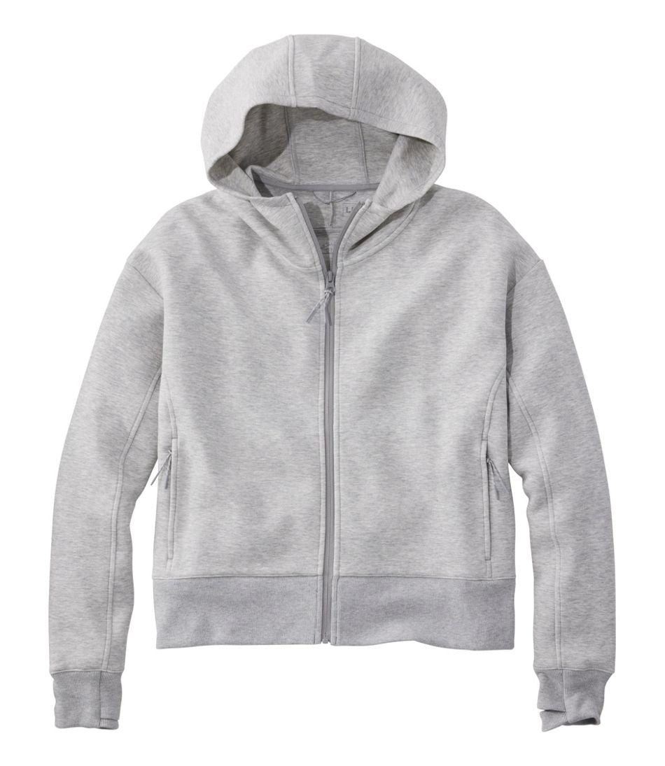 L.L.Bean Women's Multisport Lifestyle Hoodie, Oversized Full-Zip CLOTHING|SALE