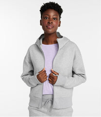 L.L.Bean Women's Multisport Lifestyle Hoodie, Oversized Full-Zip CLOTHING|SALE