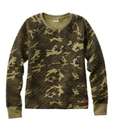 L.L.Bean Women's Quilted Sweatshirt, Crewneck Pullover Print CLOTHING