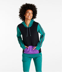 L.L.Bean Women's Bean's Cozy Camp Hoodie, Colorblock CLOTHING|SALE