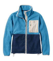 L.L.Bean Women's Mountainside Fleece Jacket, Colorblock CLOTHING|SALE