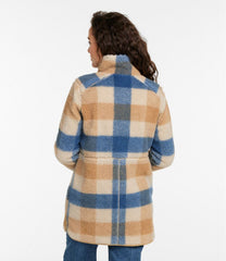 L.L.Bean Women's Bean's Sherpa Fleece Coat, Print CLOTHING|SALE