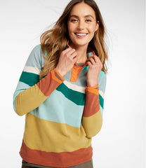 L.L.Bean Women's All Season Access Fleece Pullover, Print CLOTHING|SALE