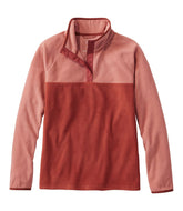 L.L.Bean Women's All Season Access Fleece Pullover, Colorblock CLOTHING|SALE