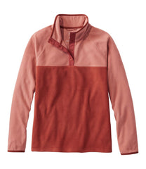 L.L.Bean Women's All Season Access Fleece Pullover, Colorblock CLOTHING|SALE