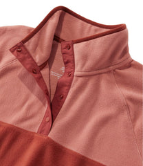 L.L.Bean Women's All Season Access Fleece Pullover, Colorblock CLOTHING|SALE