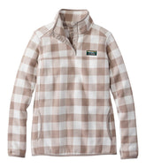 L.L.Bean Women's Sweater Fleece Pullover, Print CLOTHING