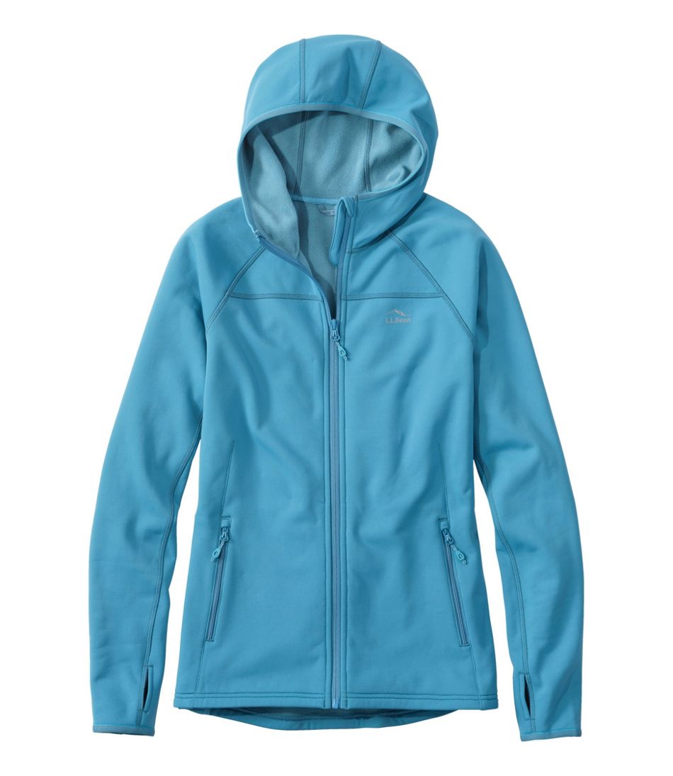 L.L.Bean Women's PrimaLoft ThermaStretch Fleece Jacket, Hooded Full-Zip CLOTHING|SALE