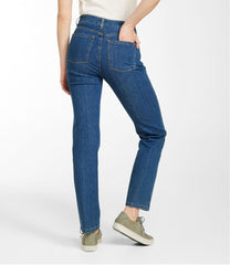 L.L.Bean Women's True Shape Jeans, High-Rise Straight-Leg CLOTHING