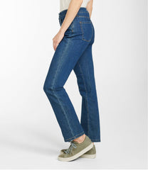 L.L.Bean Women's True Shape Jeans, High-Rise Straight-Leg CLOTHING