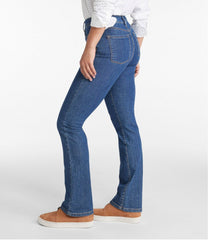 L.L.Bean Women's True Shape Jeans, High-Rise Bootcut CLOTHING