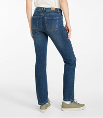 L.L.Bean Women's BeanFlex® Jeans, Mid-Rise Straight-Leg CLOTHING|SALE