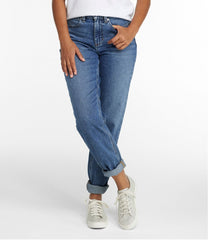L.L.Bean Women's 207 Vintage Jeans, High-Rise Boyfriend CLOTHING