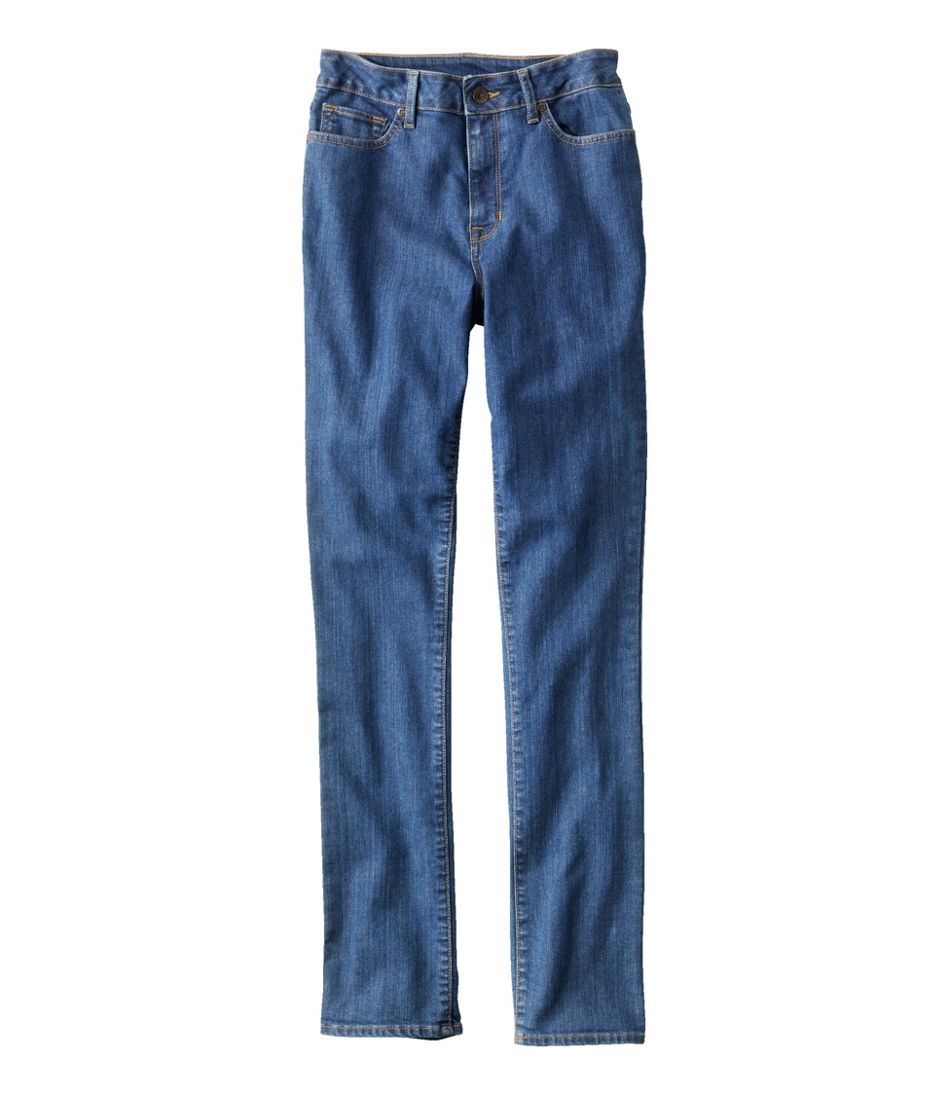 L.L.Bean Women's True Shape Jeans, High-Rise Slim-Leg CLOTHING|SALE