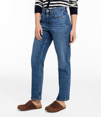 L.L.Bean Women's 207 Vintage Jeans, High-Rise Stovepipe Ankle CLOTHING