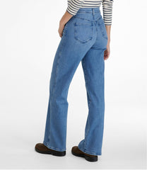L.L.Bean Women's Everyday Stretch Jeans, High-Rise Relaxed Wide-Leg CLOTHING|SALE