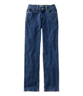 L.L.Bean Women's 207 Vintage Jeans, Mid-Rise Relaxed Straight-Leg CLOTHING
