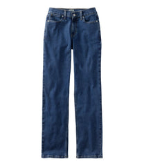 L.L.Bean Women's 207 Vintage Jeans, Mid-Rise Relaxed Straight-Leg CLOTHING