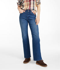 L.L.Bean Women's Signature Original Jeans, High-Rise Straight-Leg CLOTHING|SALE