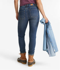 L.L.Bean Women's BeanFlex® Jeans, Mid-Rise Skinny-Leg CLOTHING|SALE
