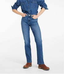L.L.Bean Women's 207 Vintage Jeans, High-Rise Straight-Leg CLOTHING|SALE