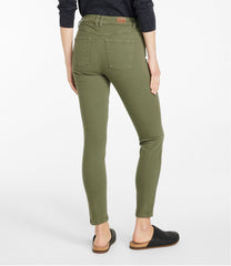 L.L.Bean Women's BeanFlex®Jeans, High-Rise Slim-Leg Ankle Color CLOTHING|SALE
