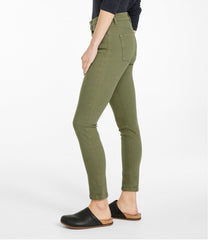 L.L.Bean Women's BeanFlex®Jeans, High-Rise Slim-Leg Ankle Color CLOTHING|SALE