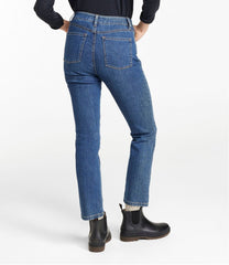 L.L.Bean Women's True Shape Jeans, High-Rise Slim-Leg Ankle CLOTHING