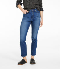 L.L.Bean Women's Signature Super Stretch Jeans, High-Rise Skinny-Leg Ankle CLOTHING|SALE