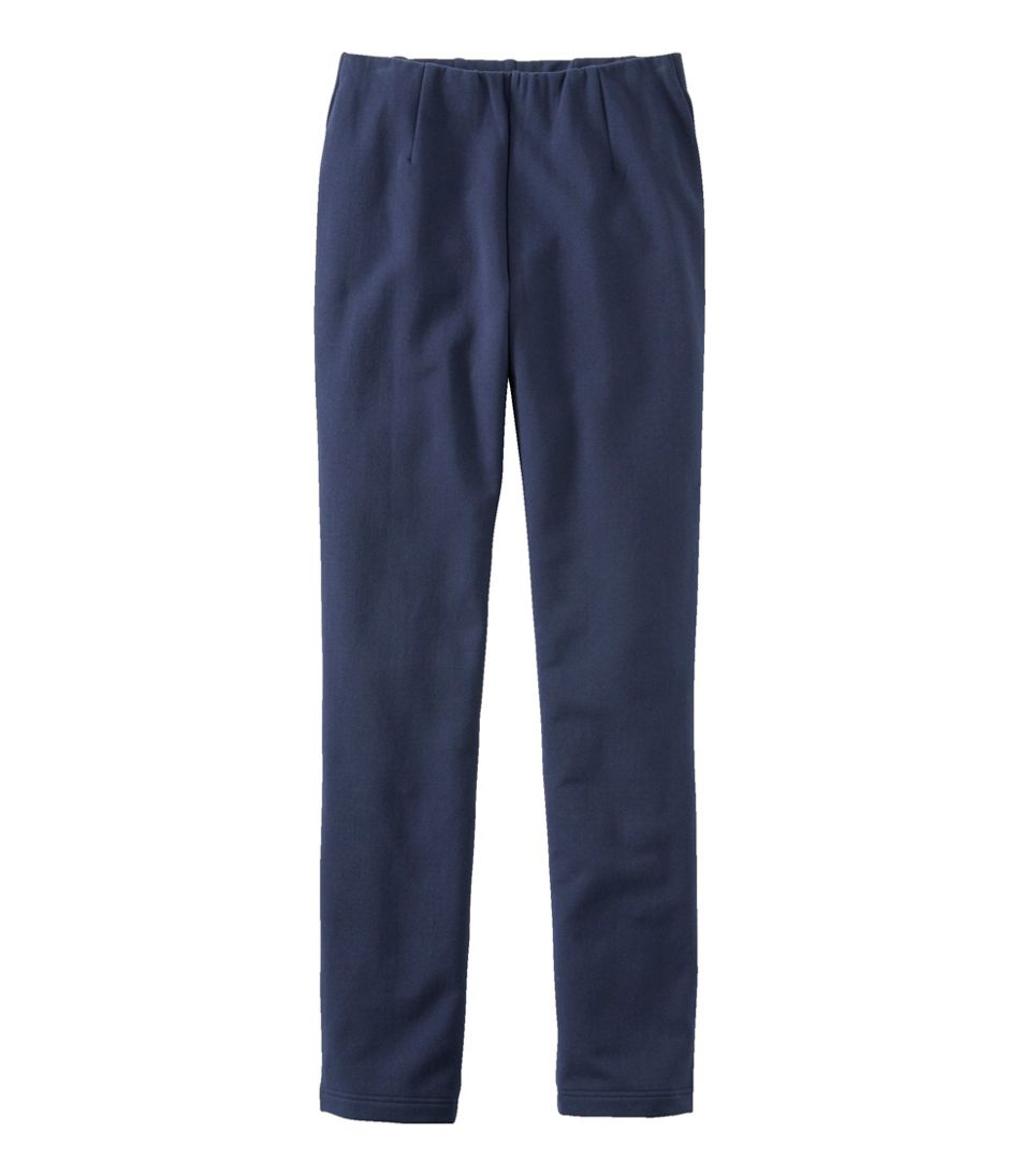 L.L.Bean Women's Perfect Fit Pants, Fleece-Backed Slim-Leg CLOTHING