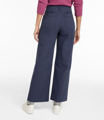 L.L.Bean Women's 207 Vintage Cotton Canvas Pants, High-Rise Wide-Leg CLOTHING|SALE