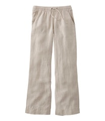 L.L.Bean Women's Premium Washable Linen Pull-On Pants CLOTHING