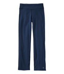 L.L.Bean Women's PrimaLoft ThermaStretch Fleece Pants, Mid-Rise Straight-Leg CLOTHING