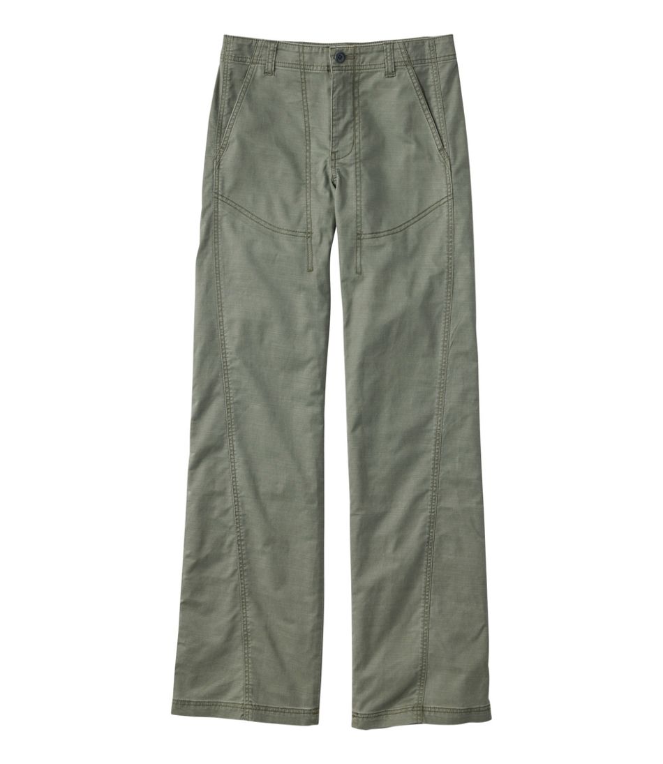 L.L.Bean Women's Signature Utility Pants, High-Rise Wide-Leg CLOTHING