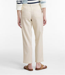 L.L.Bean Women's Comfort Stretch Cotton/Linen Pants, High-Rise Ankle CLOTHING|SALE