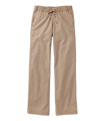 L.L.Bean Lakewashed Pull-on Chinos, Mid-Rise Wide-Leg CLOTHING