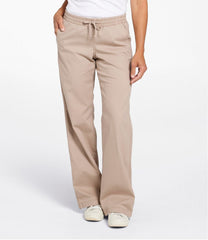 L.L.Bean Lakewashed Pull-on Chinos, Mid-Rise Wide-Leg CLOTHING
