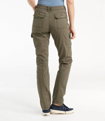L.L.Bean Women's Stretch Canvas Cargo Pants, Mid-Rise Straight-Leg CLOTHING|SALE
