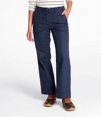 L.L.Bean Women's Signature Utility Pants, Mid-Rise Wide-Leg Ankle-Length CLOTHING|SALE