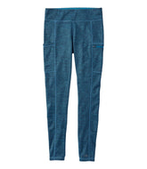 L.L.Bean Women's PrimaLoft ThermaStretch Fleece Pocket Tights, Mid-Rise CLOTHING|SALE