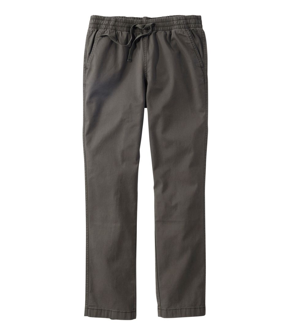 L.L.Bean Women's Lakewashed Chino Pants, Mid-Rise Pull-On Ankle CLOTHING|SALE