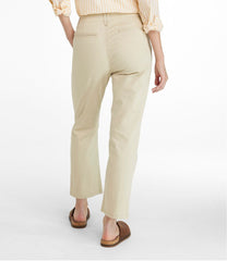 L.L.Bean Women's Signature Easy-Cotton Pleated Chinos, Ankle CLOTHING|SALE