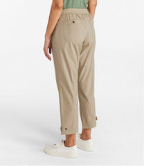 L.L.Bean Women's Stretch Ripstop Pull-On Capri Pants, Slim-Leg CLOTHING
