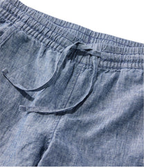 L.L.Bean Women's Premium Linen Pull-On Ankle Pants, Mid-Rise Tapered-Leg CLOTHING|SALE